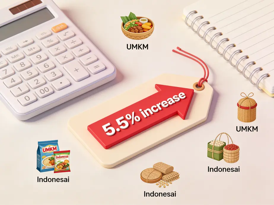 Simulasi PPN 12% 2026: Harga Jual Produk UMKM Naik 5,5%? Ini Contoh Perhitungannya